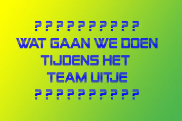 Broodfonds Teamuitje