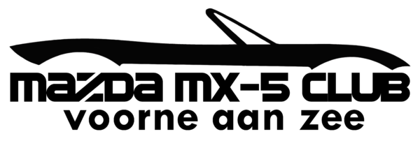 Sticker Mazda MX-5 club Voorne aan Zee